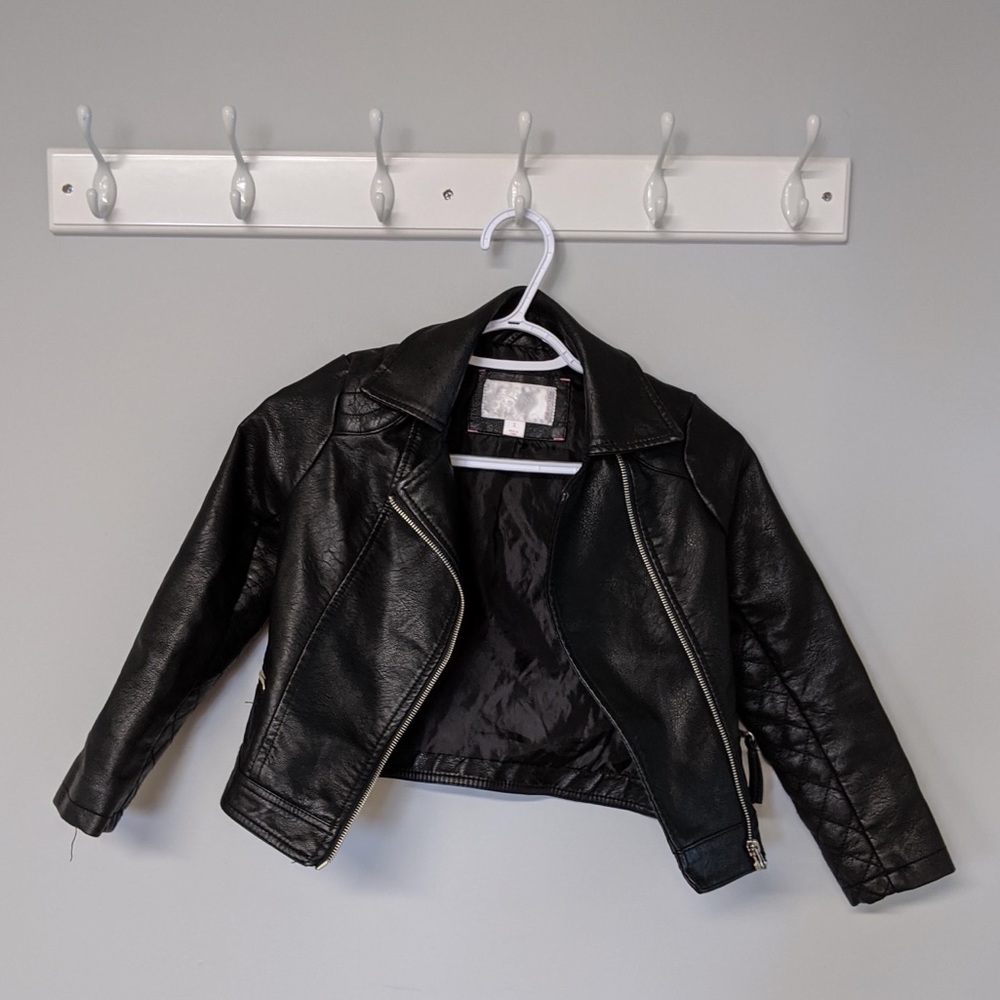 Girls leather jacket